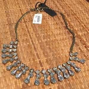 JCrew crystal necklace. Never worn. Tags still on